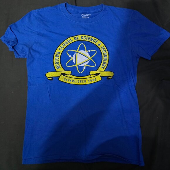 Funko Marvel Spider-Man Midtown Science T-Shirt - Picture 1 of 2